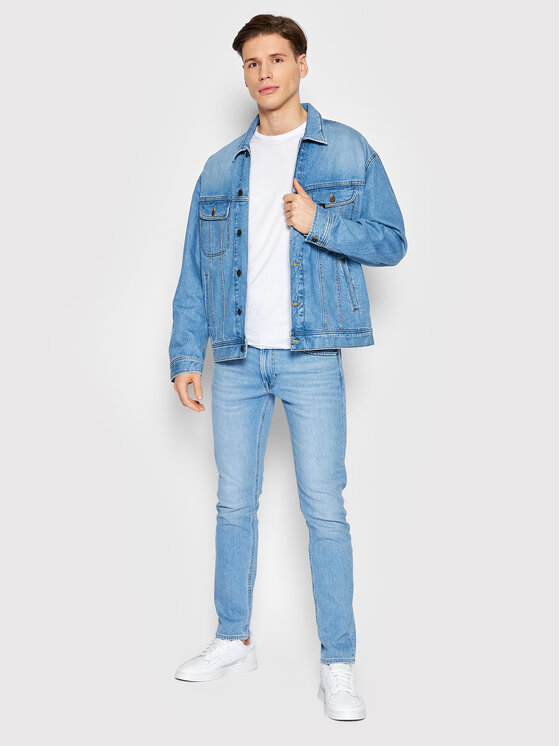 Lee Lee Giacca di jeans Rider L86YOMVW 112145639 Blu Relaxed Fit