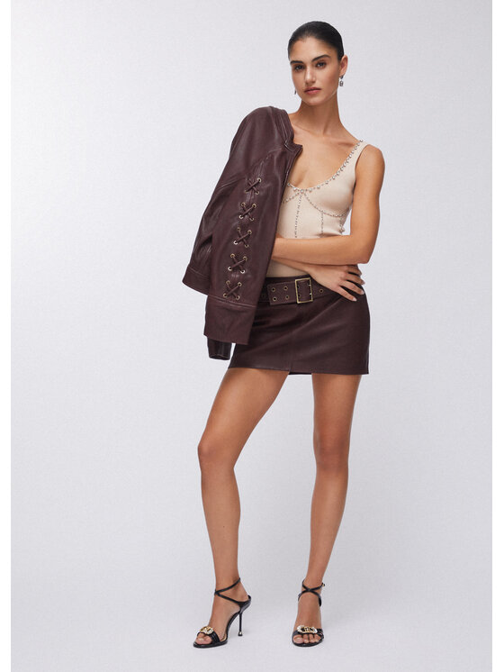 Liu Jo Liu Jo Top PA6016MS99EC3908 Bianco Regular Fit