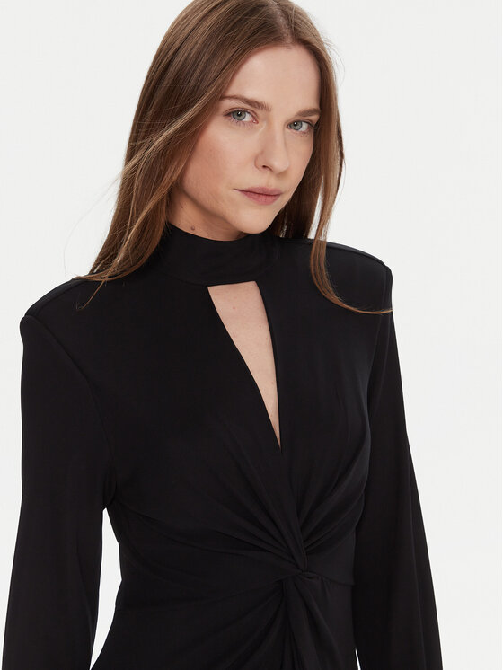 LOLA CASADEMUNT LOLA CASADEMUNT Večerné šaty LF2516015 Čierna Regular Fit