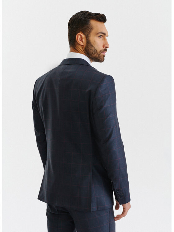 Pako Lorente Pako Lorente Marynarka P23SF-3G-002 Granatowy Slim Fit