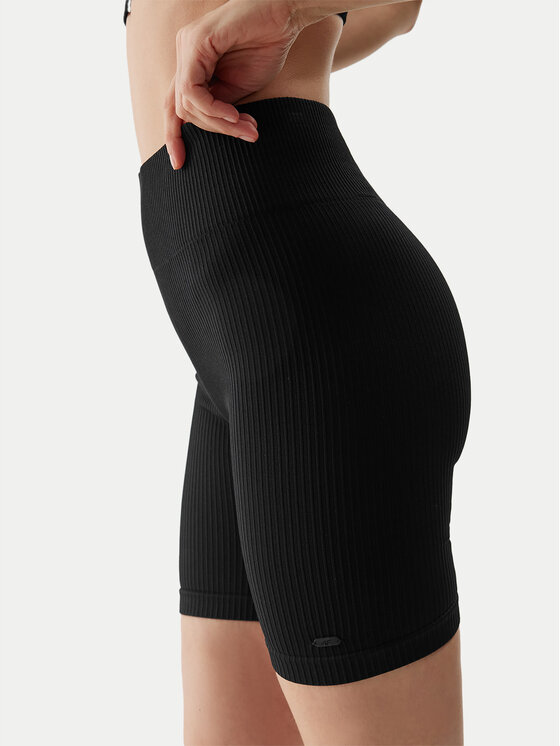4F 4F Велосипедки 4FWSS24TFSHF498 Чорний Slim Fit