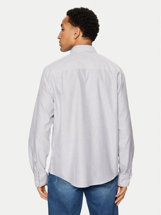 AMI Paris AMI Paris Koszula BFUSH063.CO0087 Szary Regular Fit