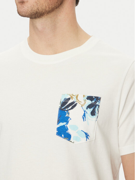 Blend Blend T-Shirt 20718297 Biały Regular Fit