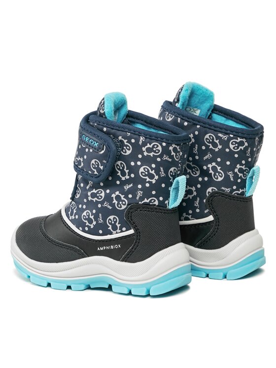 Geox Geox Schneeschuhe B Flanfil Girl B Abx B263WG 0BCMN CF4N4 M Dunkelblau
