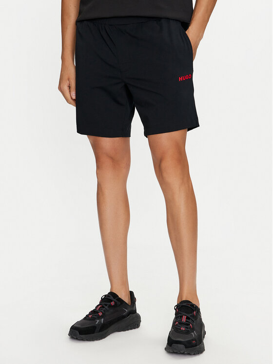 HUGO Hugo Sportovní kraťasy 50518679 Černá Regular Fit