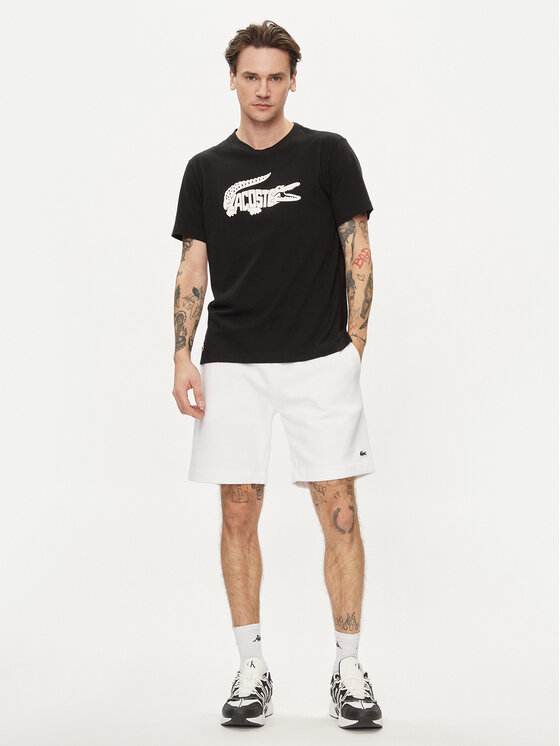 Lacoste Lacoste Αθλητικό σορτς GH9627 Λευκό Regular Fit