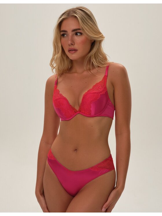 Esotiq Esotiq Biustonosz push-up 42236 Różowy