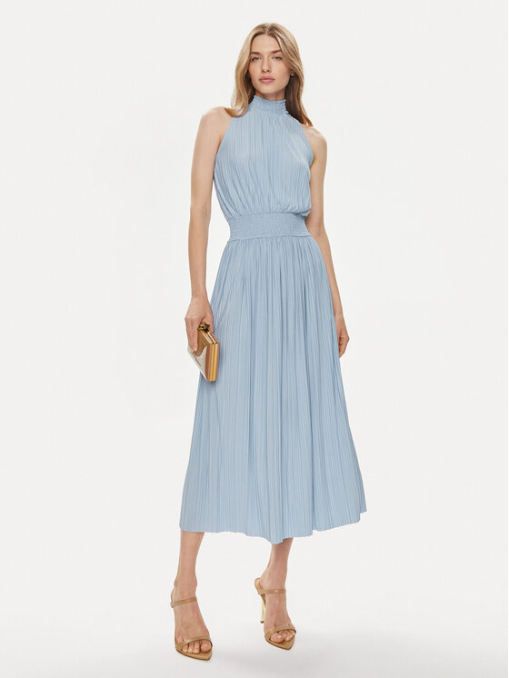 Samsøe Samsøe Samsøe Samsøe Rochie cocktail Uma F23200043 Albastru celest Regular Fit