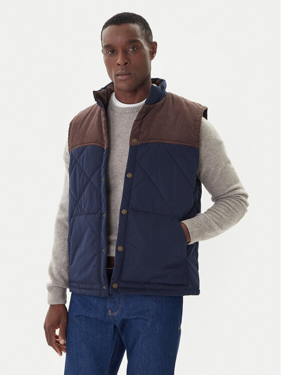 Hunter Hunter Vestă elegantă Tranent HARM0002252 Bleumarin Regular Fit