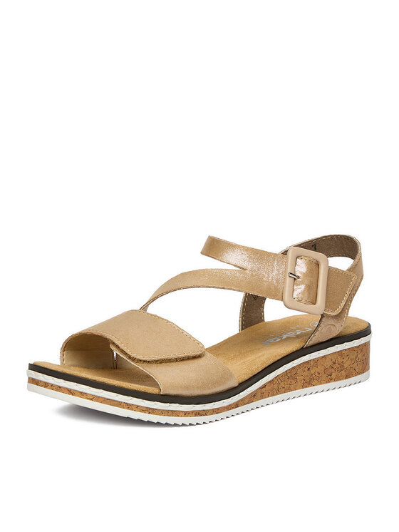 Rieker Rieker Sandalen CEO-V3660-61 Goldfarben