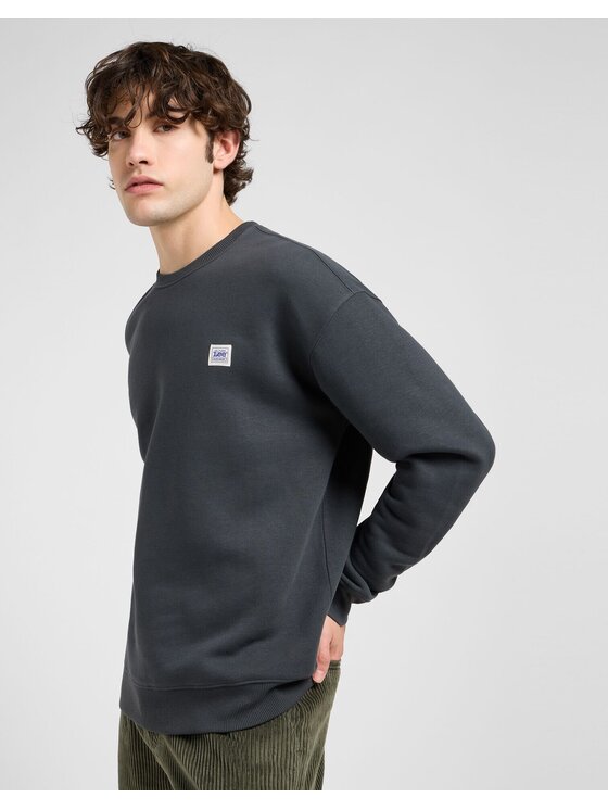 Lee Lee Felpa WORKWEAR SWS Nero Relaxed Fit