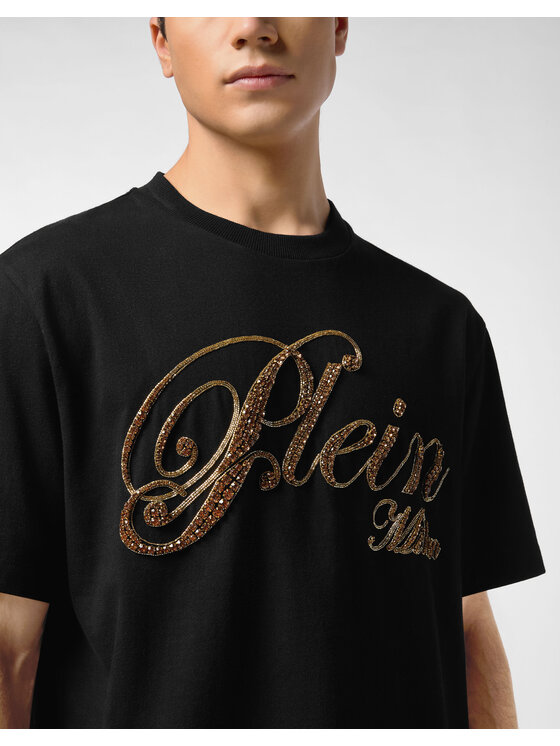 PHILIPP PLEIN PHILIPP PLEIN T-Shirt 27057 Czarny Regular Fit
