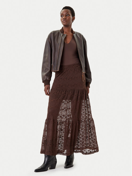 ONLY ONLY Maxi krilo Luna 15353206 Rjava Regular Fit