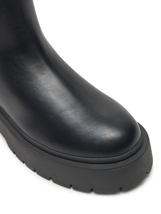 TWINSET TWINSET Боти тип челси 242TGT152 Черен