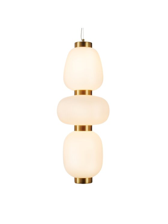 MIAhome MIAhome Lampa wisząca BRILLA-3 LED złota 23 cm Złoty