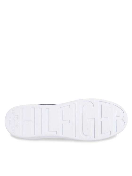 Tommy Hilfiger Tommy Hilfiger Snīkeri Court Cupsole Leather Gold FM0FM04829 Zils