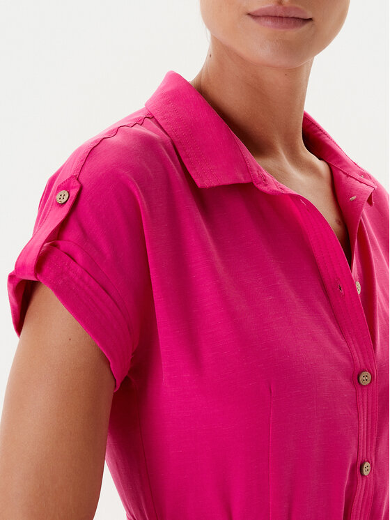 Tatuum Tatuum Рокля тип риза Nicoletta T2511.203 Розов Regular Fit