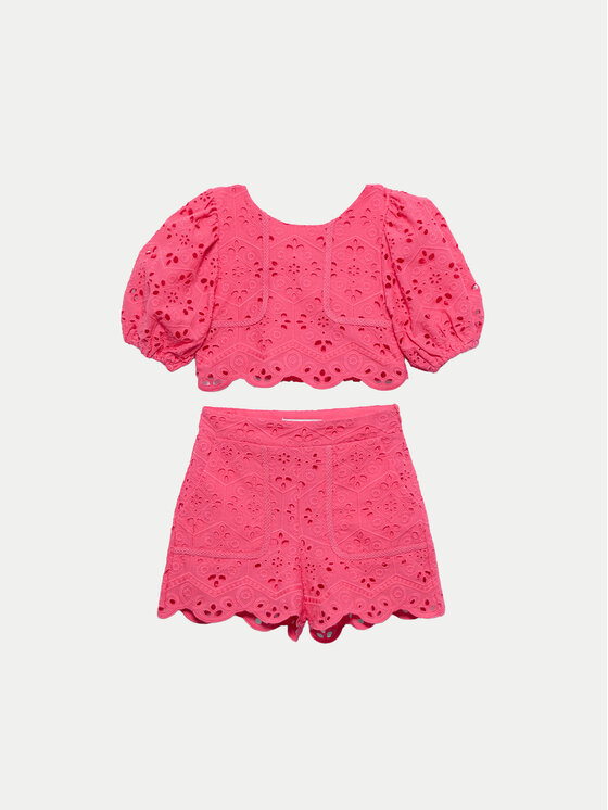 Abel & Lula Abel & Lula Set top i pantaloni scurti 5231 Roz Regular Fit