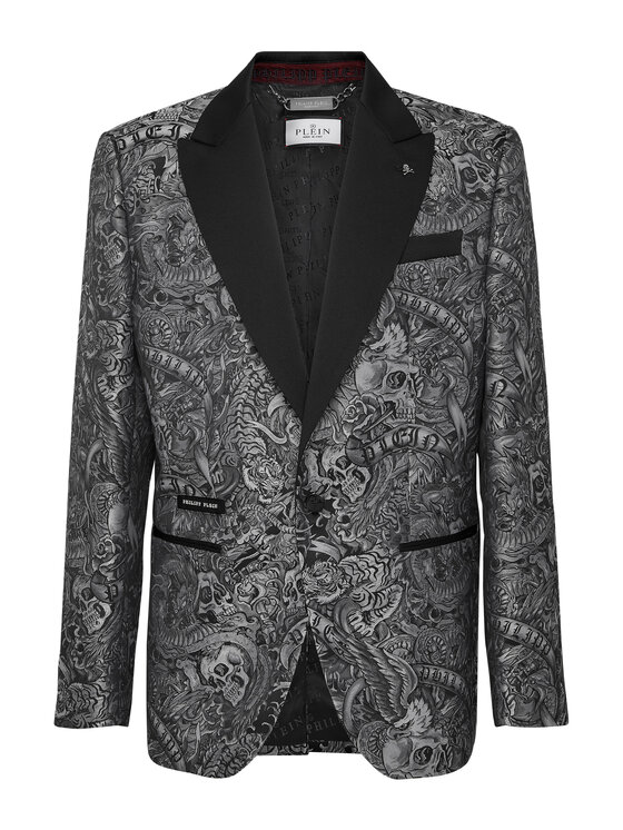 PHILIPP PLEIN PHILIPP PLEIN Giacca da abito 9767 Nero Fitted Fit