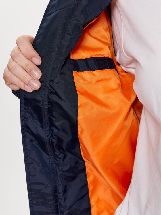 Alpha Industries Alpha Industries Kurtka bomber MA-1 141041 Niebieski Slim Fit