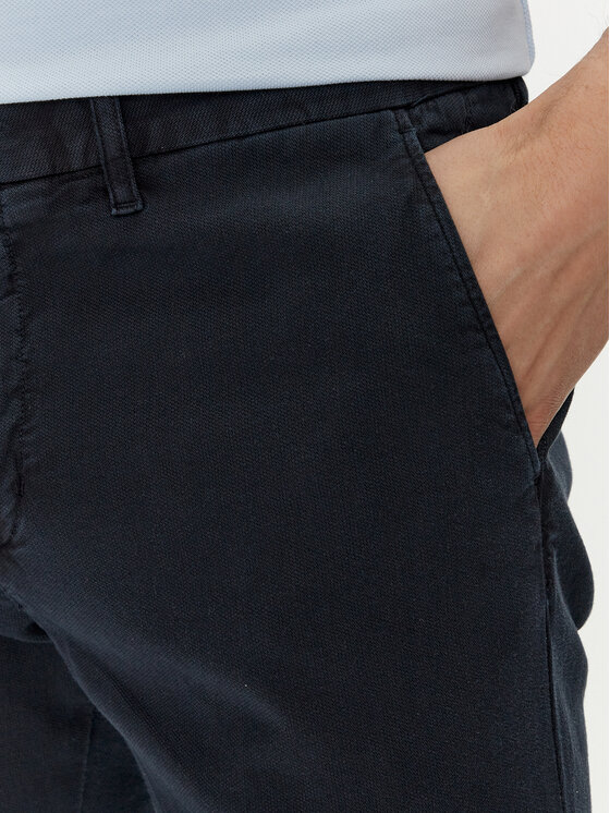 Tommy Hilfiger Tommy Hilfiger Chinosy Bleecker MW0MW33910 Granatowy Slim Fit