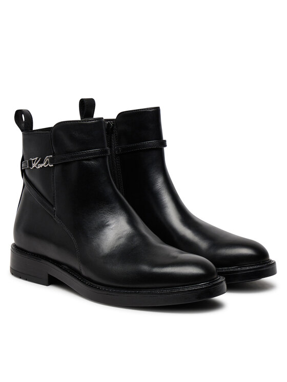 KARL LAGERFELD KARL LAGERFELD Škornji KL41444 Črna