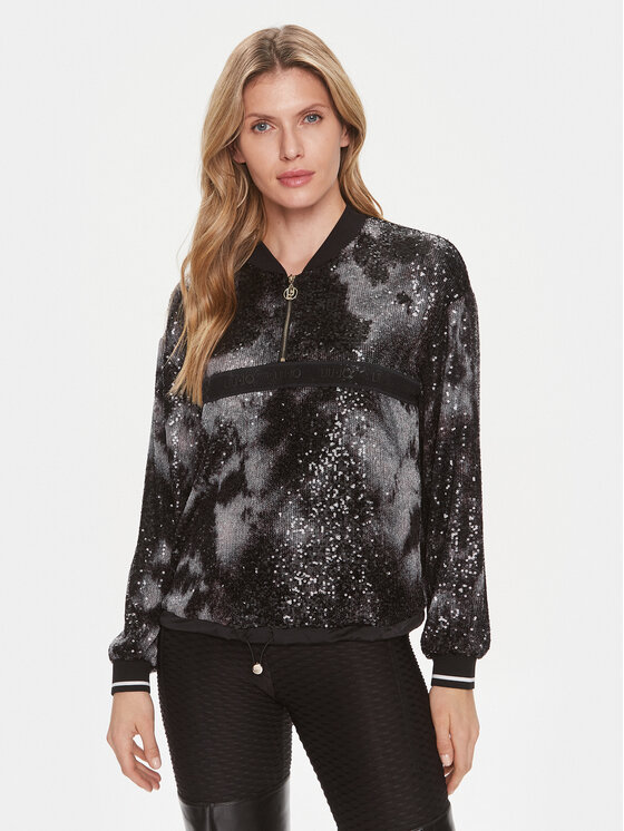 Liu Jo Mikina TA4018 J4623 Čierna Regular Fit