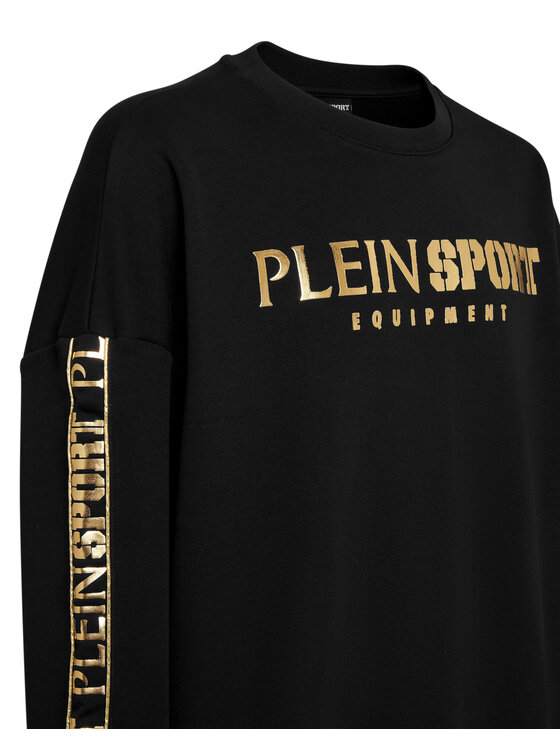 Plein Sport Plein Sport Bluza 24111 Czarny Regular Fit