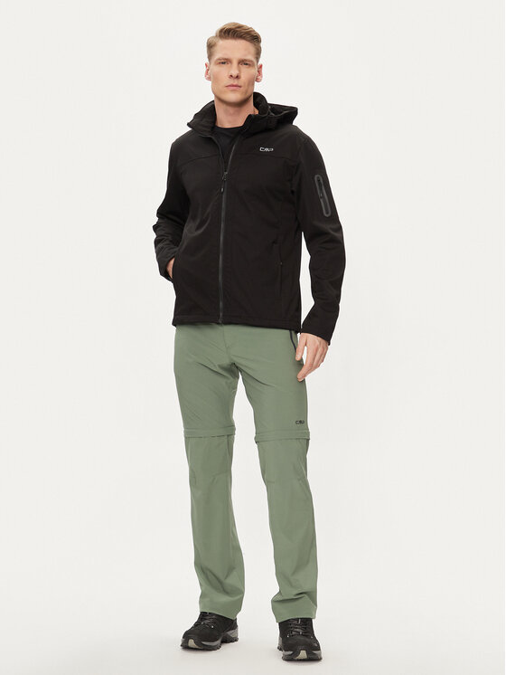 CMP CMP Geacă de ploaie 39A5027 Negru Regular Fit