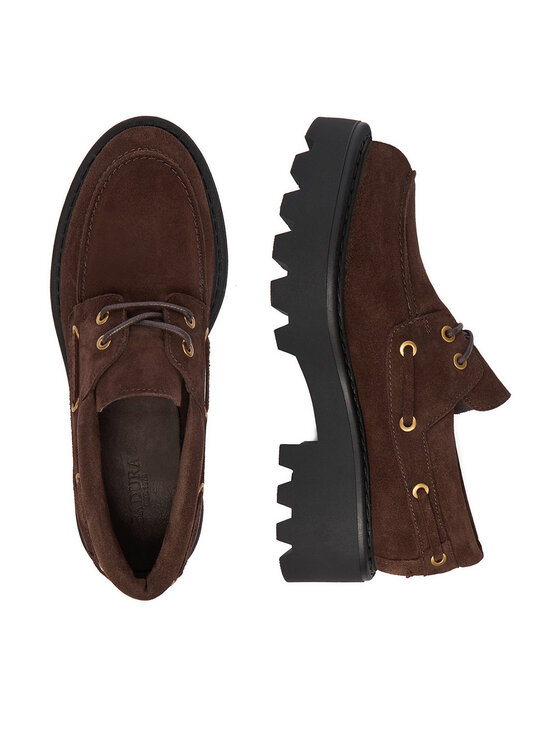 Badura Badura Loafersy EO-AZALEA-8126-25 Brązowy