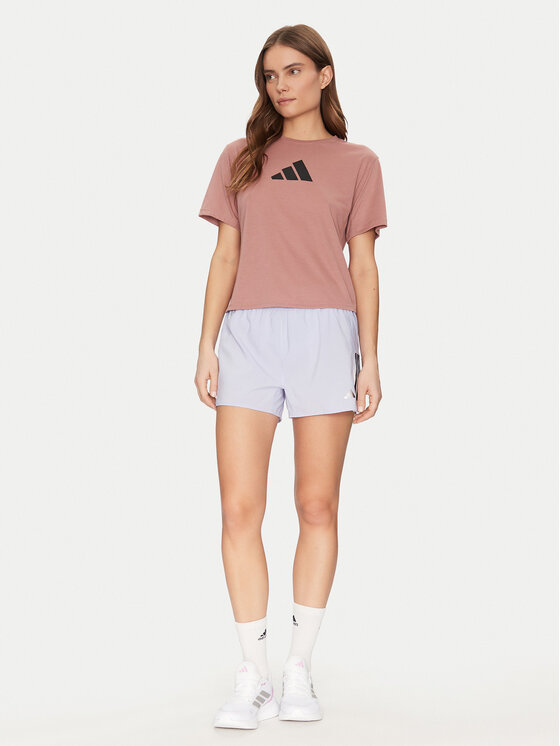 adidas adidas Технічна футболка Train Essentials Big Logo Performance JM0629 Рожевий Regular Fit