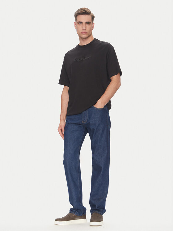 Calvin Klein Calvin Klein T-Shirt LV04LC206G Czarny Relaxed Fit