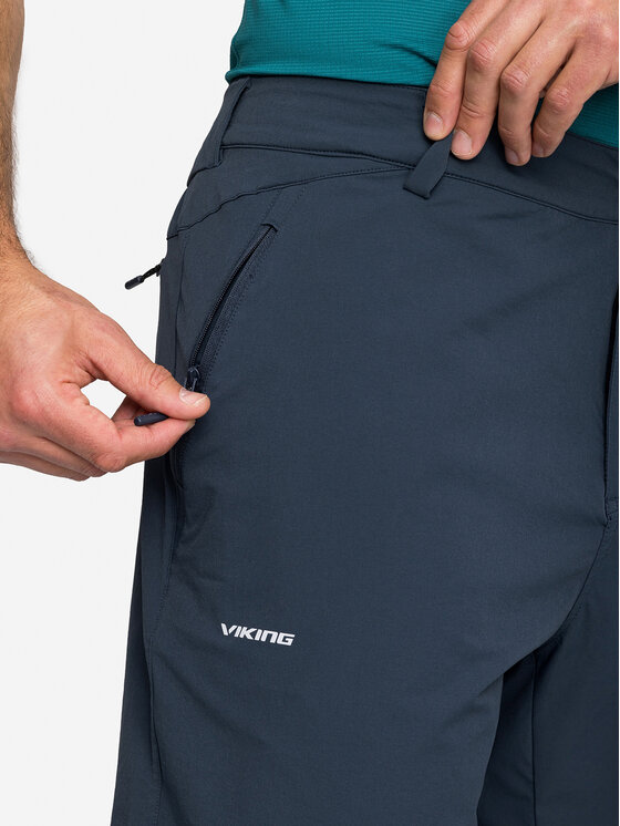 Viking Viking Szorty Expander Shorts Man Granatowy Regular Fit
