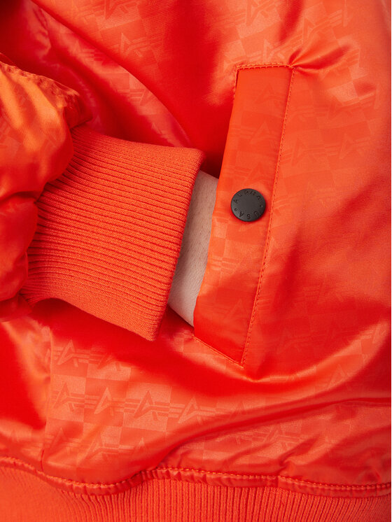 Alpha Industries Alpha Industries Bomber stila jaka Coach Logo 156145 Oranžs Regular Fit