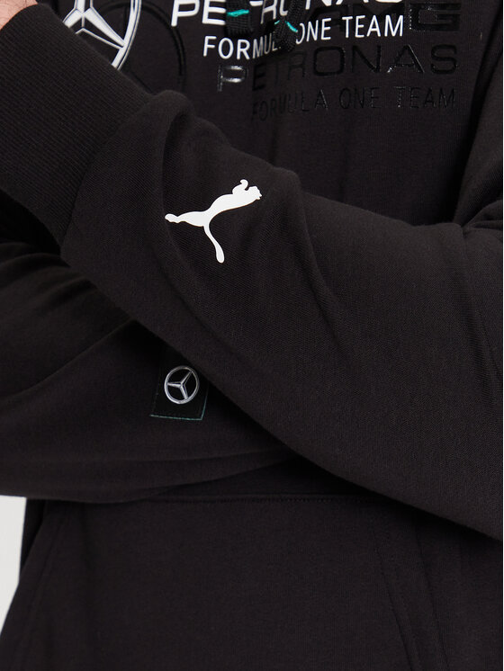 Puma Puma Bluza Mercedes-Amg Petronas Motorsport 538475 Czarny Regular Fit