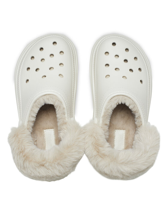 Crocs Crocs Klapki Stomp Lined Clog 208547 Beżowy