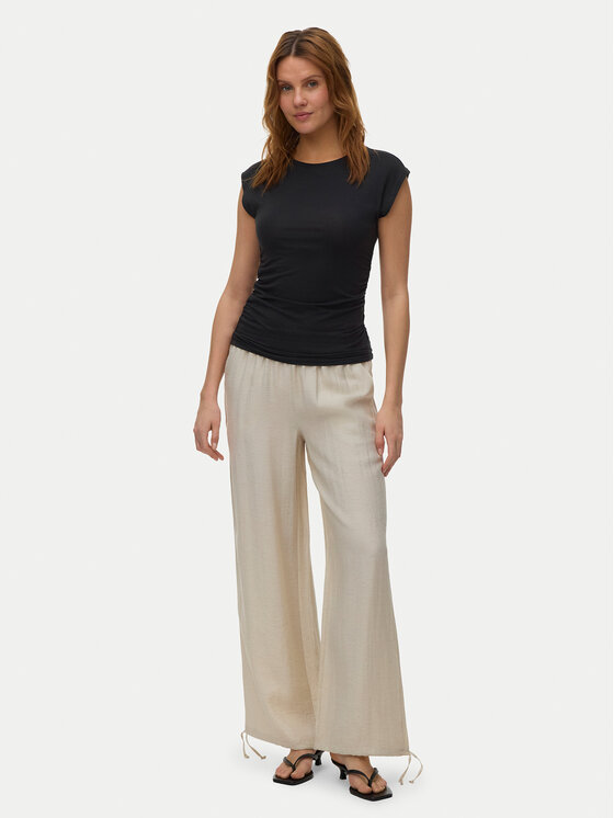 Vero Moda Vero Moda T-krekls Avasarah 10342876 Melns Slim Fit