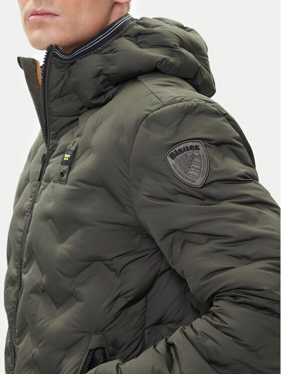 Blauer Blauer Pernata jakna 25WBLUC03233 Zelena Regular Fit