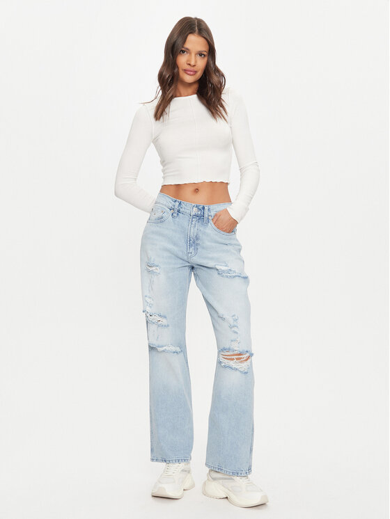Tommy Jeans Tommy Jeans Jeans hlače Betsy DW0DW19618 Modra Straight Fit