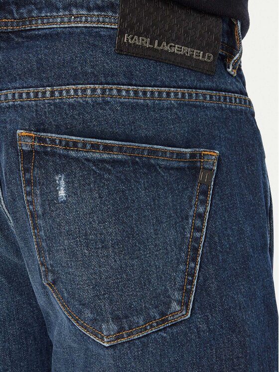 KARL LAGERFELD KARL LAGERFELD Jeansy 265509 564865 Granatowy Relaxed Fit