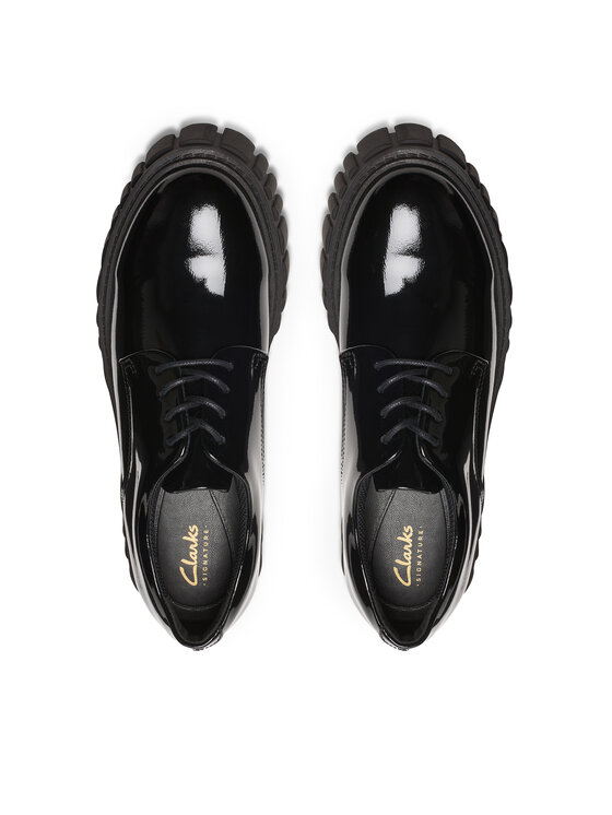 Clarks Clarks Oxford čevlji Page Walk 26178685 Črna