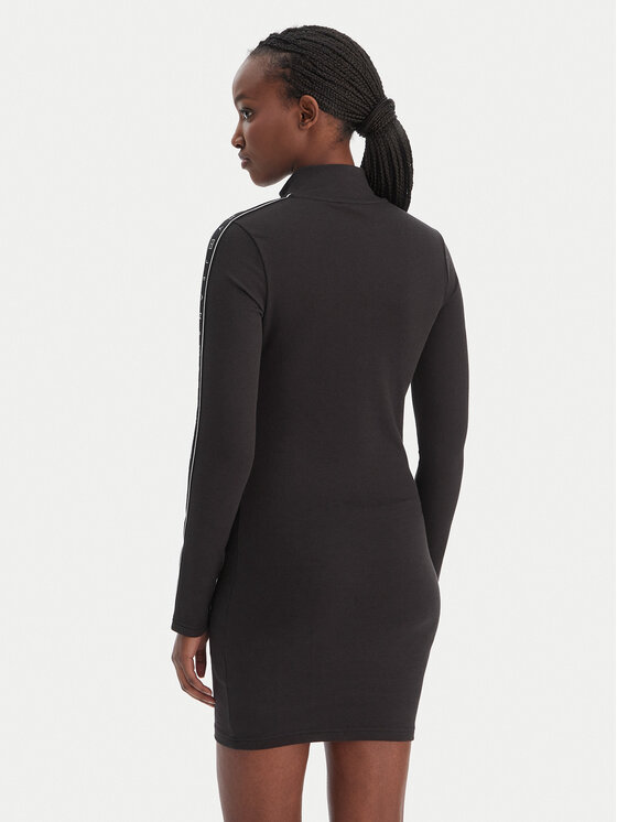 Tommy Jeans Tommy Jeans Rochie de zi DW0DW22529 Negru Regular Fit