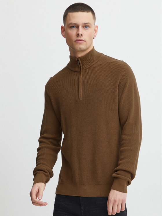 Blend Blend Džemper 20714337 Smeđa Regular Fit
