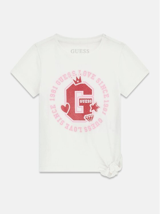 Guess Kids Guess Kids T-Shirt 183029 Bílá Classic Fit