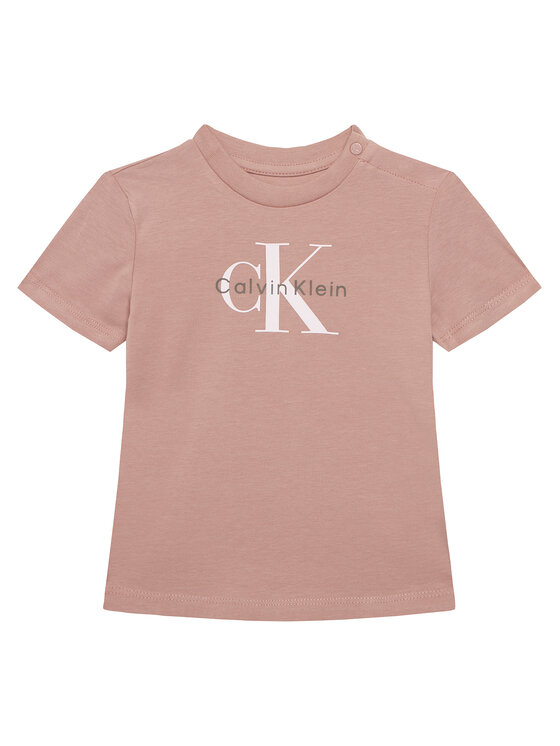Calvin Klein Jeans Calvin Klein Jeans T-Shirt Monogram IN0IN00334 Růžová Regular Fit