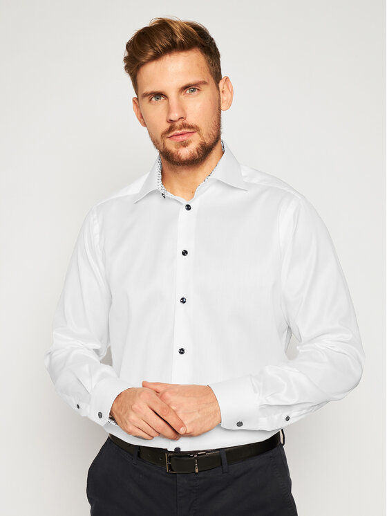Eton Marškiniai 100001729 Balta Regular Fit