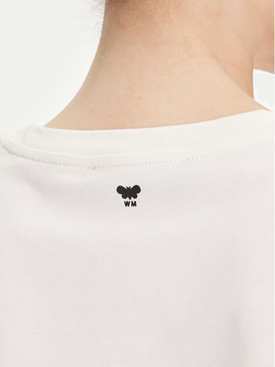 Weekend Max Mara Weekend Max Mara T-krekls Guglia 2525976031 Écru Regular Fit