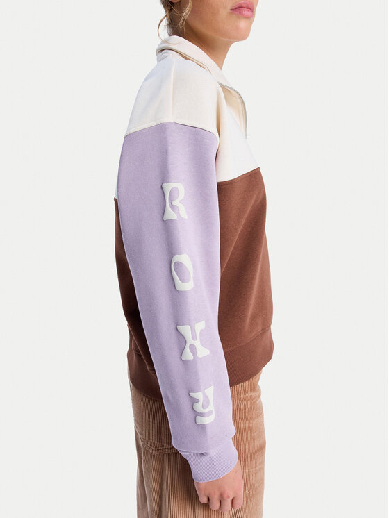 Roxy Roxy Світшот View Point Block ERJFT05014 Кольоровий Regular Fit