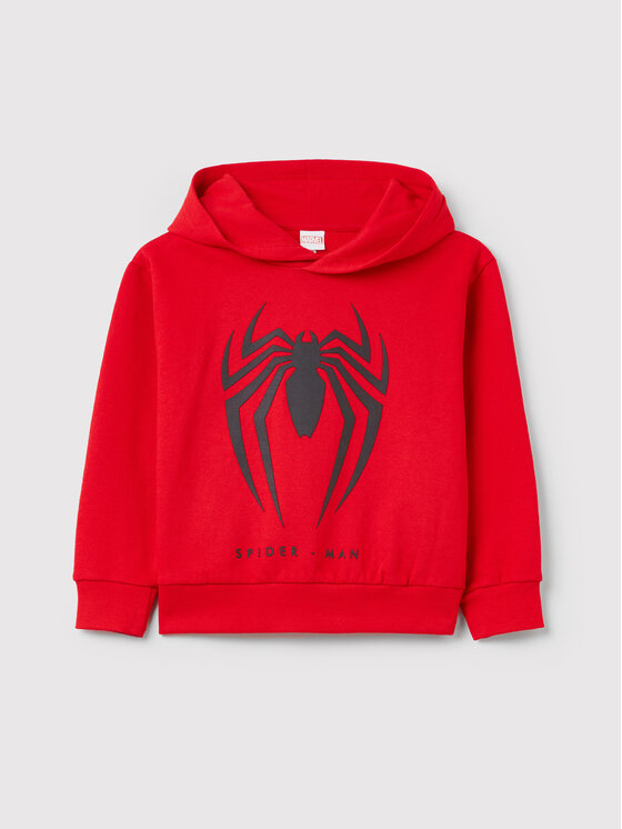 Felpa MARVEL 1435154 Rosso Regular Fit