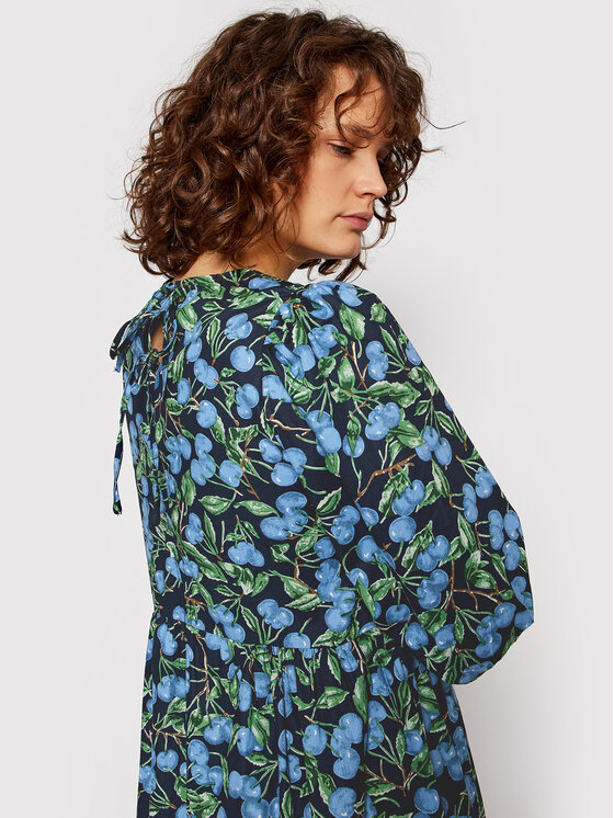 Pieces Pieces Haljina za svaki dan Jessi 17127537 Tamnoplava Regular Fit